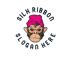 Urban Beanie Monkey logo design