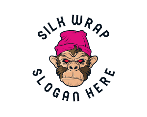 Urban Beanie Monkey logo design