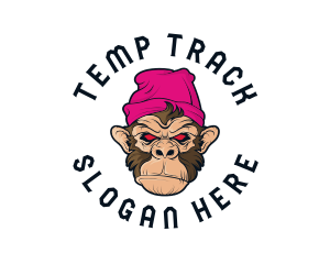 Urban Beanie Monkey logo design