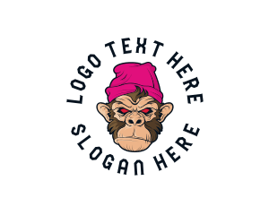 Urban Beanie Monkey Logo