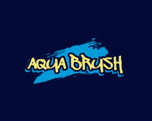 Art Brush Stroke logo design