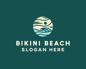 Beach Wave Resort  logo design