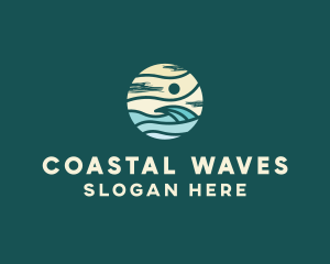 Beach Wave Resort  logo design