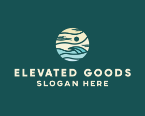 Beach Wave Resort  logo design