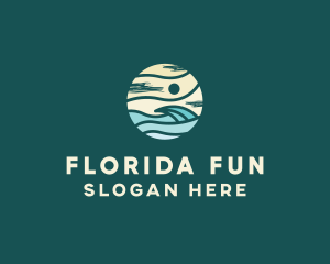 Beach Wave Resort  logo design