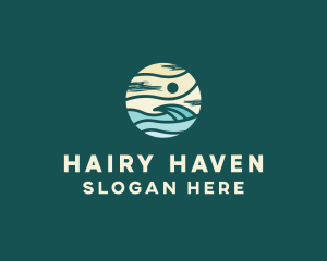 Beach Wave Resort  logo design