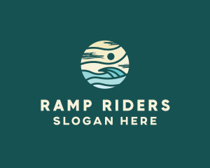 Beach Wave Resort  logo design