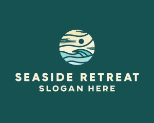 Beach Wave Resort  logo design