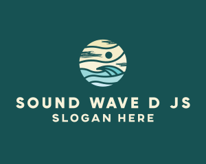 Beach Wave Resort  logo design