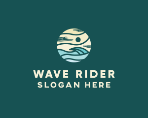 Beach Wave Resort  logo design