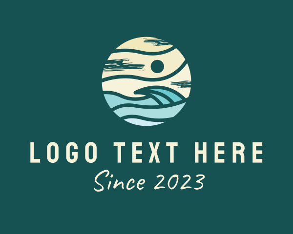 Beach Resort logo example 3
