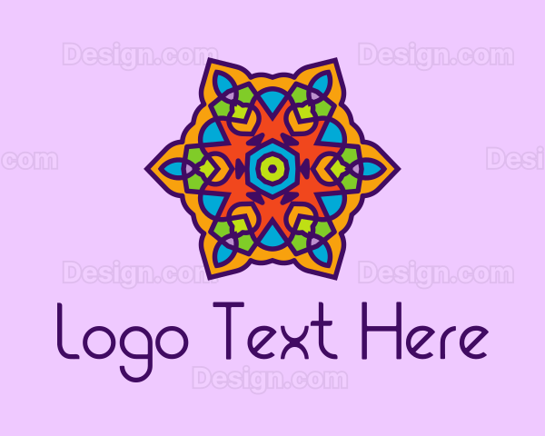 Multicolor Centerpiece Tile Logo