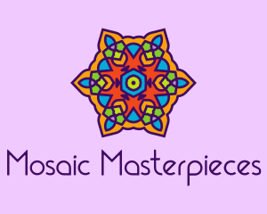 Multicolor Centerpiece Tile  logo design