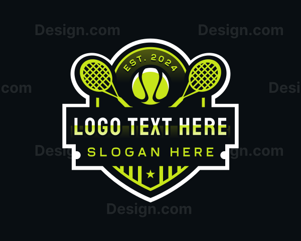 Sports Tennis Ball Logo