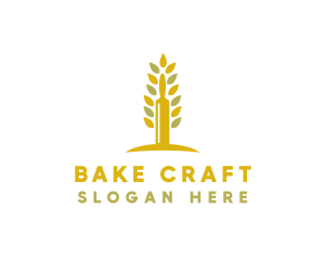 Wheat Pastry Restaurant logo design