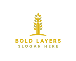 Wheat Pastry Restaurant logo design