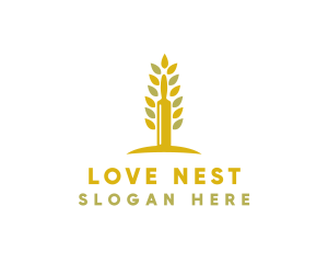 Wheat Pastry Restaurant logo design