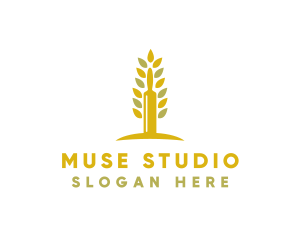 Wheat Pastry Restaurant logo design