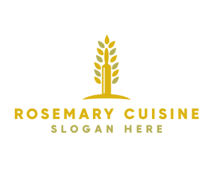 Wheat Pastry Restaurant logo design