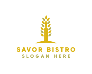 Wheat Pastry Restaurant logo design