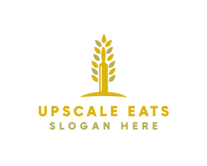 Wheat Pastry Restaurant logo design