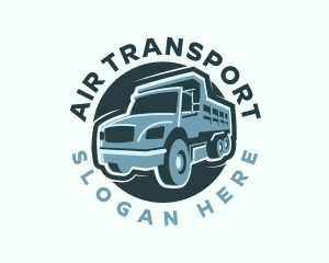 Dump Truck Transport logo design