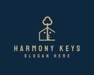 House Realty Key logo design