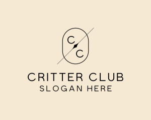 Minimalist Business Emblem logo design