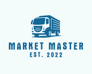 Market Delivery Truck logo design