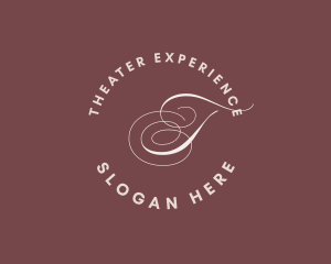 Elegant Cursive Theater logo