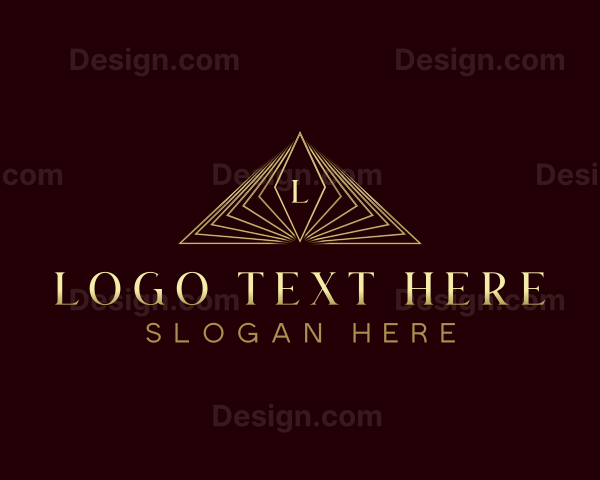 Elegant Triangle Diamond Logo