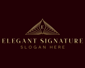 Elegant Triangle Diamond logo design