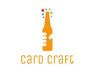 Beer Bottle Bar logo design