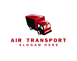 Truck Transport Shipping logo design