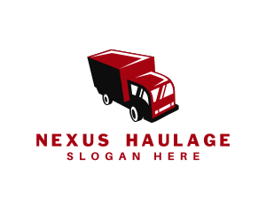 Truck Transport Shipping logo design