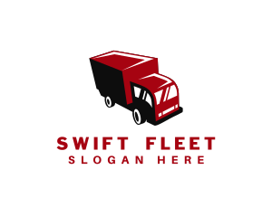 Truck Transport Shipping logo design