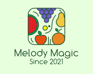 Fruit Food App  logo design