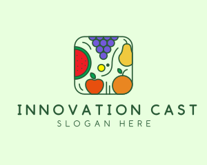 Fruit Food App  logo design