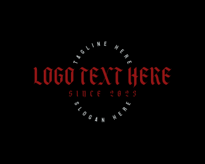 Gothic Tattoo Business logo