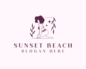 Afro Bikini Fashion logo design