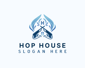 Splash Pressure Washing House logo design