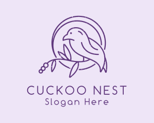 Avian Bird Plant logo design