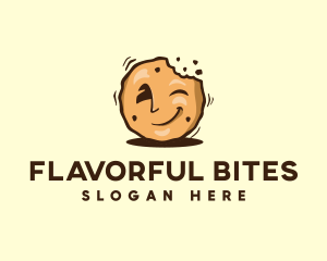 Cartoon Food Cookie logo design