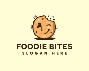 Cartoon Food Cookie logo design