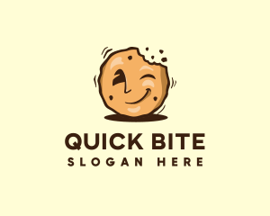 Cartoon Food Cookie logo design