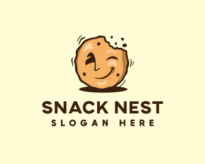 Cartoon Food Cookie logo design