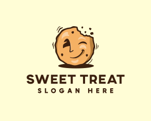 Cartoon Food Cookie logo design