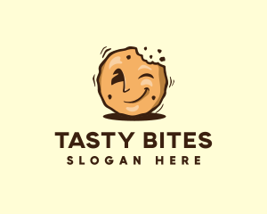 Cartoon Food Cookie logo design