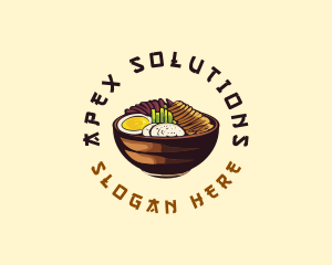 Korean Asian Food logo design