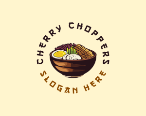 Korean Asian Food logo design